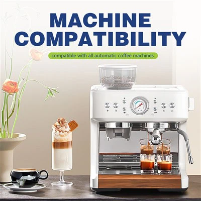 Compresse di macchine da caffè pulite profonde